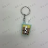 Cute and unique milk tea cups, couple keychains, popular bubble milk tea cup pendants, car key pendants Specification image